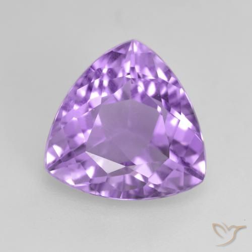 3.00ct 天然 ピンクがかったバイオレット アメジスト, トリリオン, VS