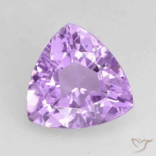 2.94ct 天然 明るいピンクがかった紫 アメジスト, トリリオン, VVS-VS