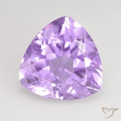 2.97ct 天然 明るいピンクがかった紫 アメジスト, トリリオン, VVS-VS
