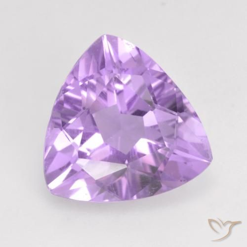 2.59ct 天然 明るいピンクがかった紫 アメジスト, トリリオン, VVS-VS