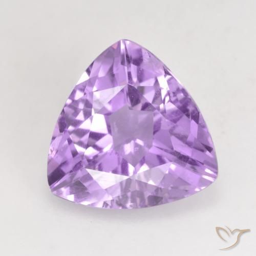 3.07ct 天然 ライトバイオレット アメジスト, トリリオン, VVS-VS