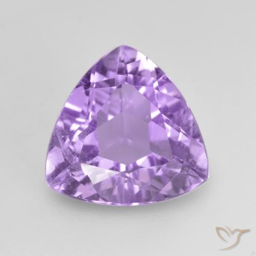 2.70ct 天然 ミディアムバイオレット アメジスト, トリリオン, VVS-VS