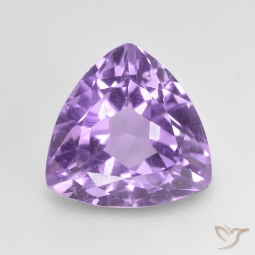 3.02ct 天然 ピンクがかったバイオレット アメジスト, トリリオン, VVS-VS