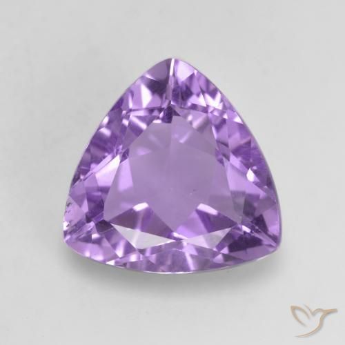2.68ct 天然 ミディアムバイオレット アメジスト, トリリオン, VVS-VS