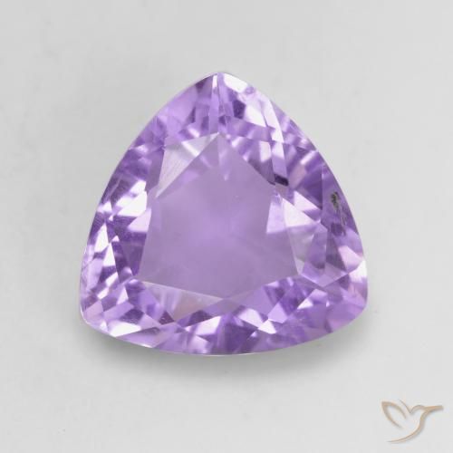 2.53ct 天然 ミディアムバイオレット アメジスト, トリリオン, VVS-VS