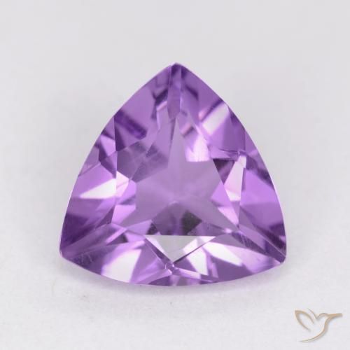 1.68ct 天然 濃いパープルがかったバイオレット アメジスト, トリリオン, VS