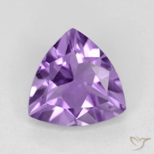 1.93ct 天然 ディープバイオレット アメジスト, トリリオン, VVS-VS