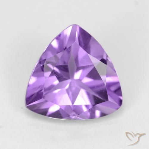 2.12ct 天然 ディープバイオレット アメジスト, トリリオン, VVS-VS