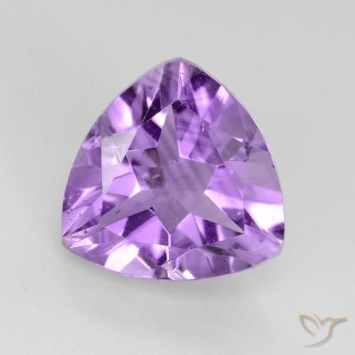 2.23ct 天然 ミディアムパープルがかったバイオレット アメジスト, トリリオン, VS