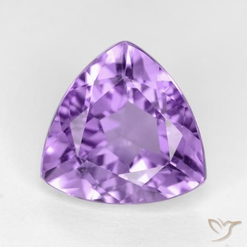 2.94ct 天然 ディープバイオレット アメジスト, トリリオン, VS