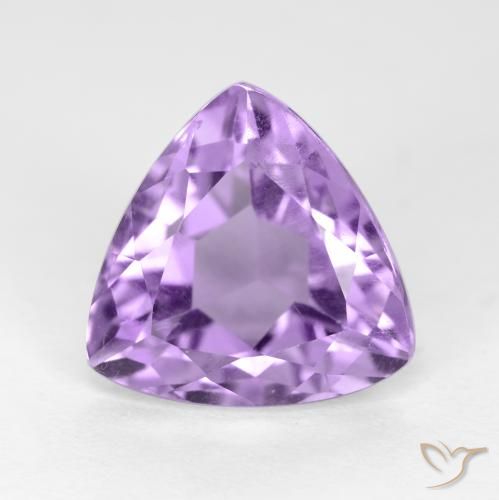 3.08ct 天然 ピンクがかったバイオレット アメジスト, トリリオン, VS