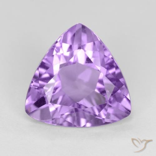 2.62ct 天然 ピンクがかったバイオレット アメジスト, トリリオン, VS