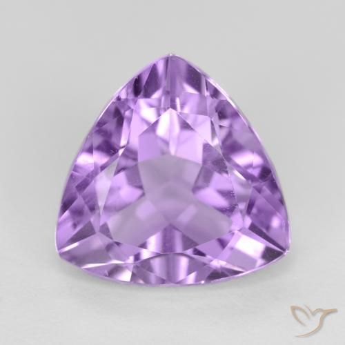 3.01ct 天然 ピンクがかったバイオレット アメジスト, トリリオン, VS