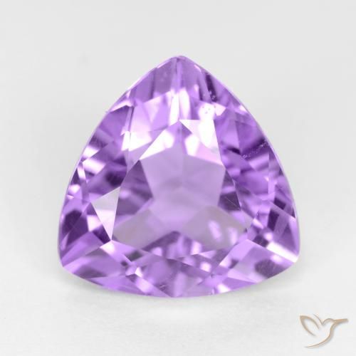 3.08ct 天然 ピンクがかったバイオレット アメジスト, トリリオン, VS