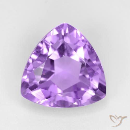 3.13ct 天然 濃い紫 アメジスト, トリリオン, VS