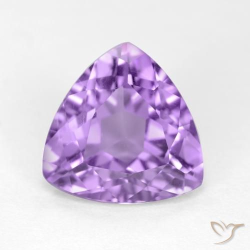 2.89ct 天然 ピンクがかったバイオレット アメジスト, トリリオン, VS
