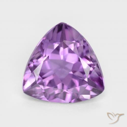 2.83ct 天然 パープルがかったバイオレット アメジスト, トリリオン, VS