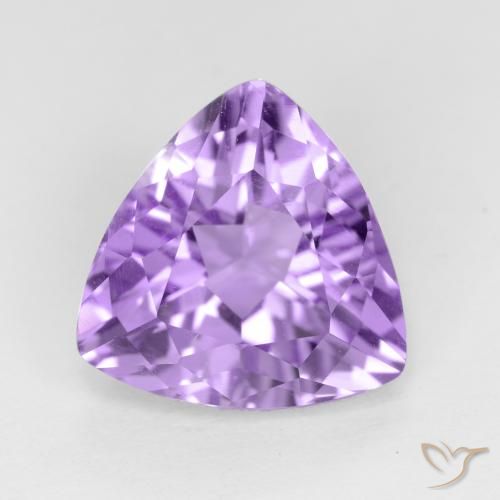 2.76ct 天然 ミディアムバイオレット アメジスト, トリリオン, VVS-VS