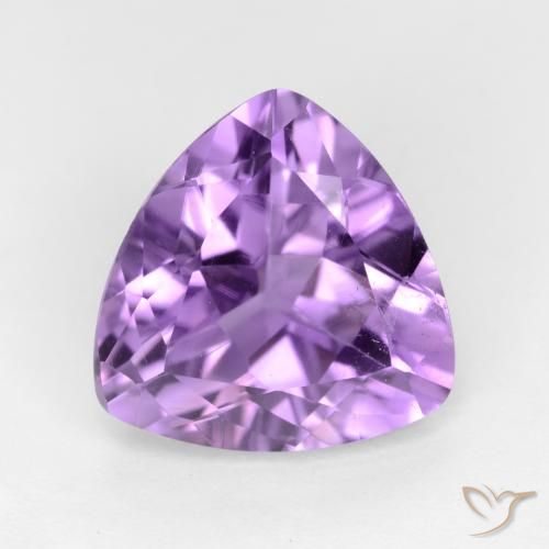 2.66ct 天然 ディープバイオレット アメジスト, トリリオン, VS