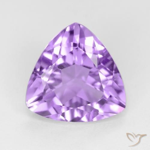 2.71ct 天然 ミディアムバイオレット アメジスト, トリリオン, VVS-VS