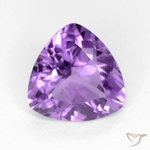 2.55ct 天然 濃い紫 アメジスト, トリリオン, VS