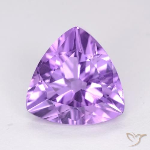 2.62ct 天然 ミディアムバイオレット アメジスト, トリリオン, VVS-VS
