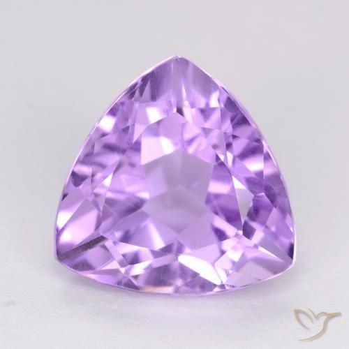 3.02ct 天然 ピンクがかったバイオレット アメジスト, トリリオン, VS