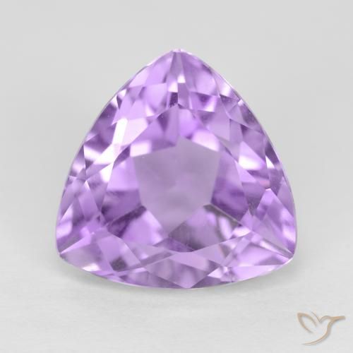3.16ct 天然 ピンクがかったバイオレット アメジスト, トリリオン, VS