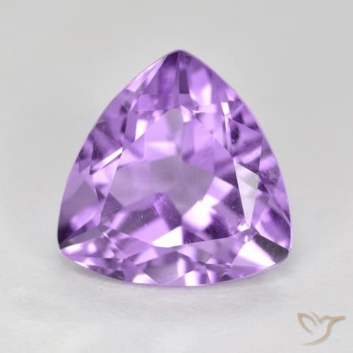 2.93ct 天然 ピンクがかったバイオレット アメジスト, トリリオン, VS