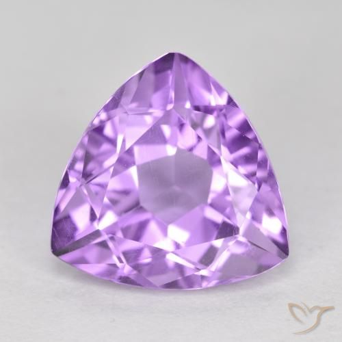 2.94ct 天然 ミディアムバイオレット アメジスト, トリリオン, VVS-VS