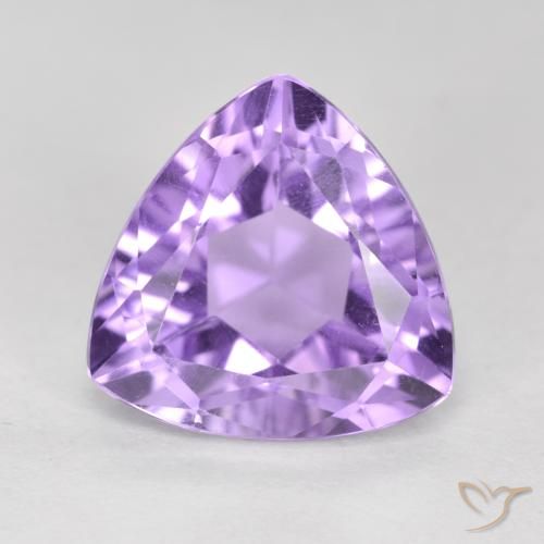 3.18ct 天然 ピンクがかったバイオレット アメジスト, トリリオン, VS