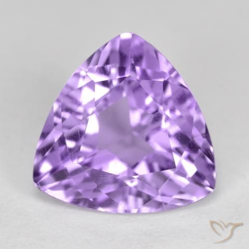 2.80ct 天然 濃いアイリスバイオレット アメジスト, トリリオン, VVS-VS