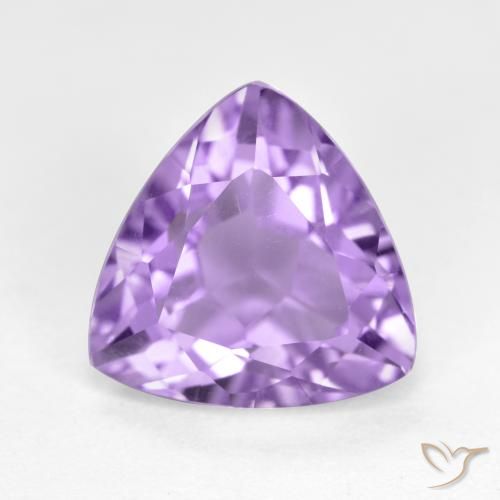 3.04ct 天然 ディープバイオレット アメジスト, トリリオン, VS