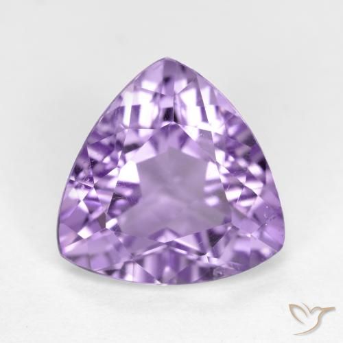 2.97ct 天然 ミディアムバイオレット アメジスト, トリリオン, VS-SI