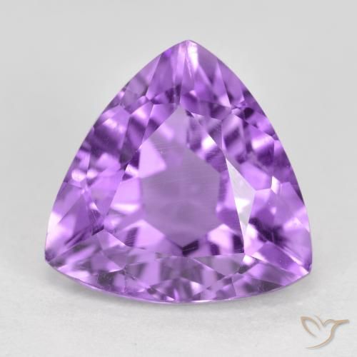 2.88ct 天然 ピンクがかったバイオレット アメジスト, トリリオン, VS