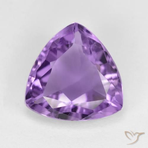2.98ct 天然 濃い紫 アメジスト, トリリオン, VS