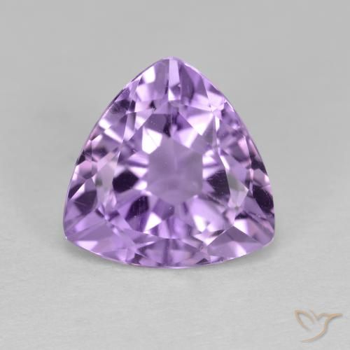 3.02ct 天然 ピンクがかったバイオレット アメジスト, トリリオン, VS