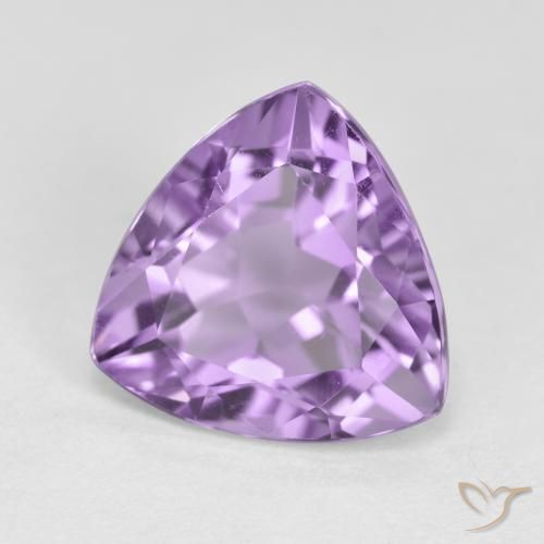 2.98ct 天然 ディープバイオレット アメジスト, トリリオン, VS