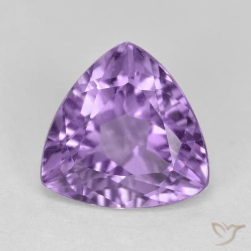 3.00ct 天然 ピンクがかったバイオレット アメジスト, トリリオン, VS