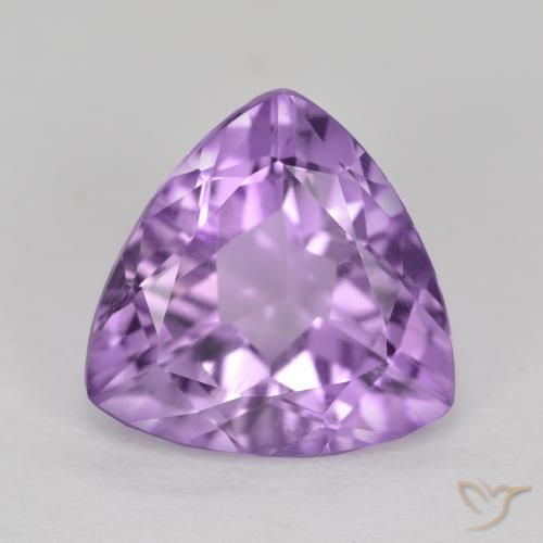 2.78ct 天然 ピンクがかったバイオレット アメジスト, トリリオン, VS