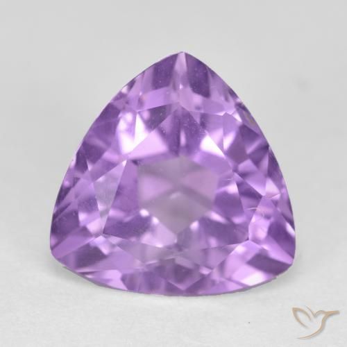 3.00ct 天然 ピンクがかったバイオレット アメジスト, トリリオン, VS