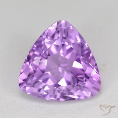 2.92ct 天然 パープルがかったバイオレット アメジスト, トリリオン, VS