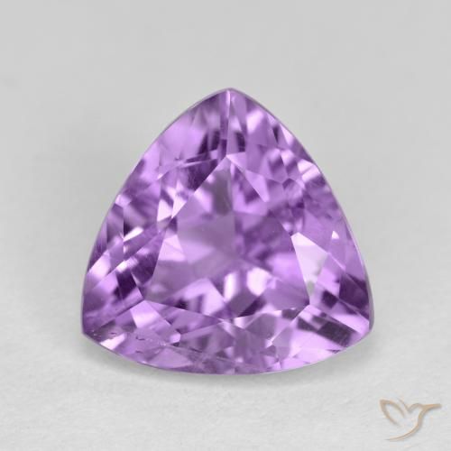 2.78ct 天然 パープルがかったバイオレット アメジスト, トリリオン, VS