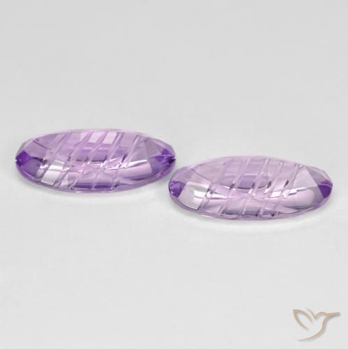 Shop natural 3.58ct ライトバイオレット アメジスト gems, 楕円形, from ブラジル at GemSelect. In stock, global shipping!