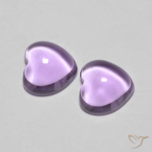 Shop natural 1.77ct ミディアムバイオレットピンク アメジスト gems, 心臓, from ブラジル at GemSelect. In stock, global shipping!