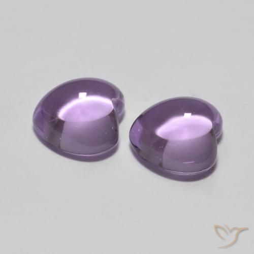 Shop natural 1.77ct ミディアムバイオレットピンク アメジスト gems, 心臓, from ブラジル at GemSelect. In stock, global shipping!