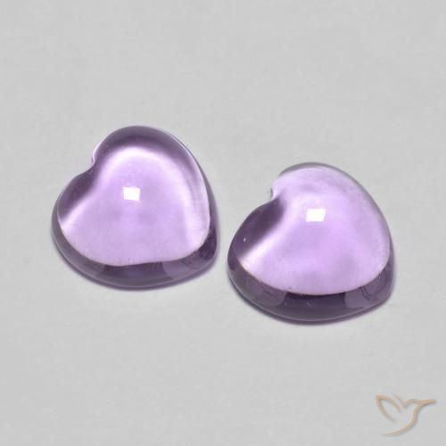 Shop natural 1.76ct ミディアムバイオレットピンク アメジスト gems, 心臓, from ブラジル at GemSelect. In stock, global shipping!