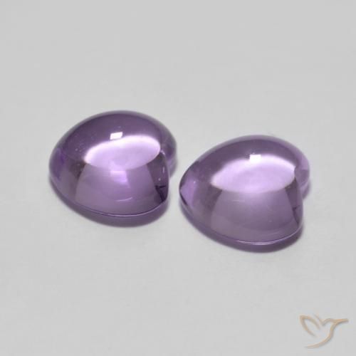 Shop natural 1.80ct ミディアムバイオレットピンク アメジスト gems, 心臓, from ブラジル at GemSelect. In stock, global shipping!