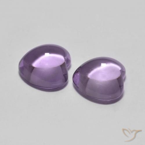 Shop natural 1.76ct ミディアムバイオレットピンク アメジスト gems, 心臓, from ブラジル at GemSelect. In stock, global shipping!