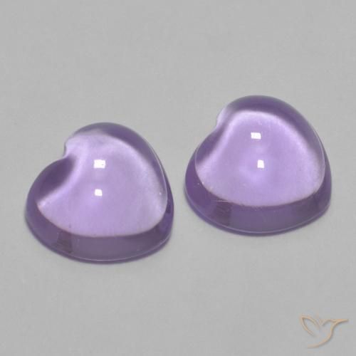 Shop natural 1.68ct ライトバイオレット アメジスト gems, 心臓, from ブラジル at GemSelect. In stock, global shipping!